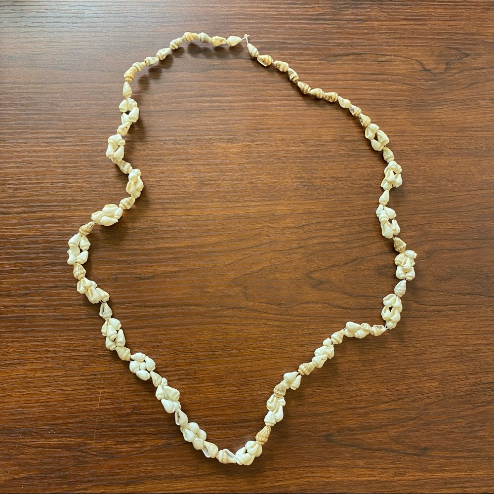 Long Pooka Shell Necklace